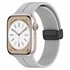 Microsonic Apple Watch Series 8 45mm Kordon Ribbon Line Gri 1