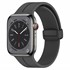 Microsonic Apple Watch SE 44mm Kordon Ribbon Line Koyu Gri 1