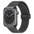 Microsonic Apple Watch Series 9 45mm Kordon Ribbon Line Koyu Gri 1