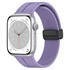 Microsonic Apple Watch Series 7 45mm Kordon Ribbon Line Lila 1