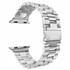 Microsonic Apple Watch SE 2022 44mm Metal Stainless Steel Kordon Gümüş 1