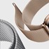 Microsonic Apple Watch SE 2022 44mm Kordon Luxe Metal Twist Koyu Kırmızı 2