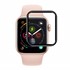 Microsonic Apple Watch Series 7 41mm Tam Kaplayan Temperli Cam Ekran Koruyucu Siyah 1