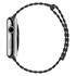 Microsonic Apple Watch SE 44mm Twist Leather Loop Kordon Siyah 5