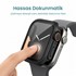 Microsonic Apple Watch SE 44mm Kılıf Apple Watch Ultra Dönüştürücü Ekran Koruyucu Kasa Siyah 5