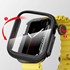 Microsonic Apple Watch SE 44mm Kılıf Apple Watch Ultra Dönüştürücü Ekran Koruyucu Kasa Siyah 6