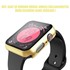 Microsonic Apple Watch Series 6 40mm Kılıf Matte Premium Slim WatchBand Gold 2