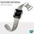 Microsonic Apple Watch Series 5 40mm Kordon ActiveFlex Wristband Yeşil 3