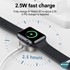 Microsonic Apple Watch SE 2022 44mm Masaüstü Manyetik Hızlı Şarj Aygıtı - Type-C Kablosu Beyaz 3