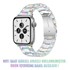 Microsonic Apple Watch Series 8 45mm Kordon Stainless Transparent Clear Çok Renkli 2
