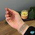 Microsonic Apple Watch Series 10 46mm Kordon Flame Circle Bej 2
