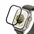 Microsonic Apple Watch Ultra 2 Tam Kaplayan Temperli Cam Ekran Koruyucu Siyah 1