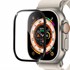 Microsonic Apple Watch Ultra Tam Kaplayan Cam Ekran Koruyucu V2 Siyah 1