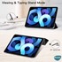 Microsonic Apple iPad Air 11 2024 Kılıf A2902-A2903 Slim Translucent Back Smart Cover Gümüş 3