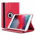 Microsonic Apple iPad Mini 5 7 9 2019 A2133-A2124-A2125-A2126 Kılıf 360 Rotating Stand Deri Koyu Pembe 1