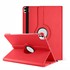 Microsonic Apple iPad Pro 13 2024 Kılıf A2925-A2926 360 Rotating Stand Deri Kırmızı 1