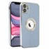Microsonic Apple iPhone 12 Kılıf Flash Stamp Mavi 1