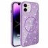 Microsonic Apple iPhone 11 Kılıf GlamGrip Luxe Lila 1