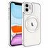 Microsonic Apple iPhone 12 Kılıf MagSafe Luxury Electroplate Gümüş 1