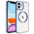 Microsonic Apple iPhone 12 Kılıf MagSafe Luxury Electroplate Mavi 1
