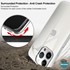 Microsonic Apple iPhone 14 Pro Max Kılıf Non Yellowing Crystal Clear Sararma Önleyici Kristal Şeffaf 8