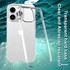 Microsonic Apple iPhone 15 Kılıf Non Yellowing Crystal Clear Sararma Önleyici Kristal Şeffaf 5