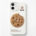 Microsonic Apple iPhone 11 Kılıf Stitched Puppy Plush Beyaz Kurabiye 1