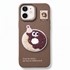 Microsonic Apple iPhone 11 Kılıf Stitched Puppy Plush Doughnut 1