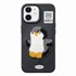 Microsonic Apple iPhone 11 Kılıf Stitched Puppy Plush Siyah Klasik Penguen 1
