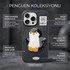 Microsonic Apple iPhone 17 Pro Kılıf Stitched Puppy Plush Doughnut 2