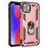 Microsonic Apple iPhone 11 6 1 Kılıf Military Ring Holder Rose Gold 1