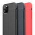 Microsonic Apple iPhone 11 6 1 Kılıf Deri Dokulu Silikon Kırmızı 4