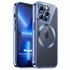 Microsonic Apple iPhone 11 Pro Max Kılıf MagSafe Luxury Electroplate Mavi 1