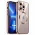 Microsonic Apple iPhone 11 Pro Kılıf MagSafe Luxury Electroplate Rose Gold 1