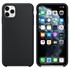 Microsonic Apple iPhone 11 Pro Max 6 5 Kılıf Liquid Lansman Silikon Siyah 1