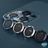 Microsonic Apple iPhone 12 Pro Max Tekli Kamera Lens Koruma Camı Lacivert 3