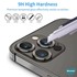 Microsonic Apple iPhone 12 Pro Max Tekli Kamera Lens Koruma Camı Lacivert 7