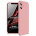 Microsonic Apple iPhone 12 Kılıf Double Dip 360 Protective Rose Gold 1