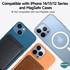 Microsonic Apple iPhone 12 Mini Leather Wallet MagSafe Sarı 4