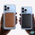 Microsonic Apple iPhone 12 Mini Leather Wallet MagSafe Sarı 5