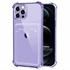 Microsonic Apple iPhone 12 Pro Card Slot Shock Kılıf Lila 1