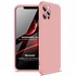 Microsonic Apple iPhone 12 Pro Kılıf Double Dip 360 Protective Rose Gold 1