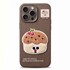 Microsonic Apple iPhone 12 Pro Kılıf Stitched Puppy Plush Cherry Cake 1
