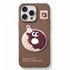 Microsonic Apple iPhone 12 Pro Kılıf Stitched Puppy Plush Doughnut 1