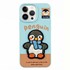 Microsonic Apple iPhone 12 Pro Kılıf Stitched Puppy Plush Lucky Penguin 1