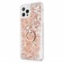 Microsonic Apple iPhone 12 Pro Kılıf Glitter Liquid Holder Gold 2