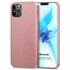 Microsonic Matte Silicone Apple iPhone 12 Pro Max Kılıf Rose Gold 1