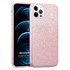 Microsonic Apple iPhone 12 Pro Max Kılıf Sparkle Shiny Rose Gold 1