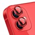 Microsonic Apple iPhone 12 Tekli Kamera Lens Koruma Camı Kırmızı 1