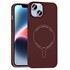 Microsonic Apple iPhone 14 Kılıf AirFit MagSafe Bordo 1